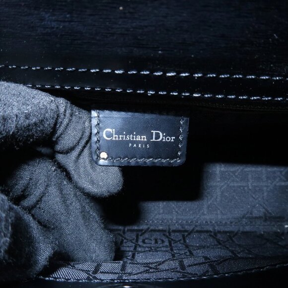 ❤️Authentic Christian Dior Enamel Leather Maris Pearl Hand Bag❤️ - Picture 16 of 16